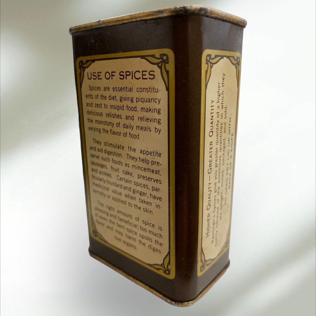 VINTAGE Rawleigh's Ground Cloves Tin EMPTY