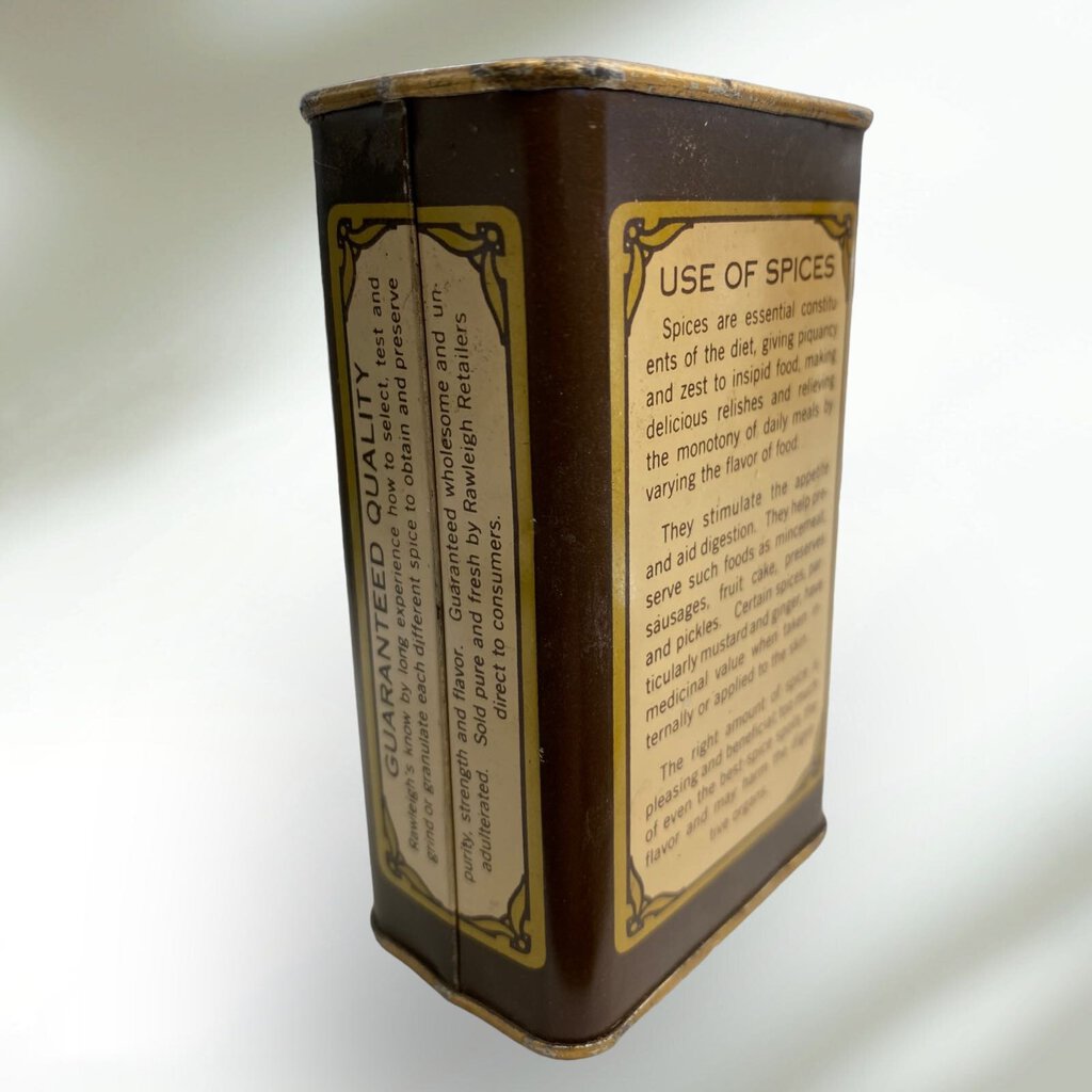 VINTAGE Rawleigh's Ground Cloves Tin EMPTY