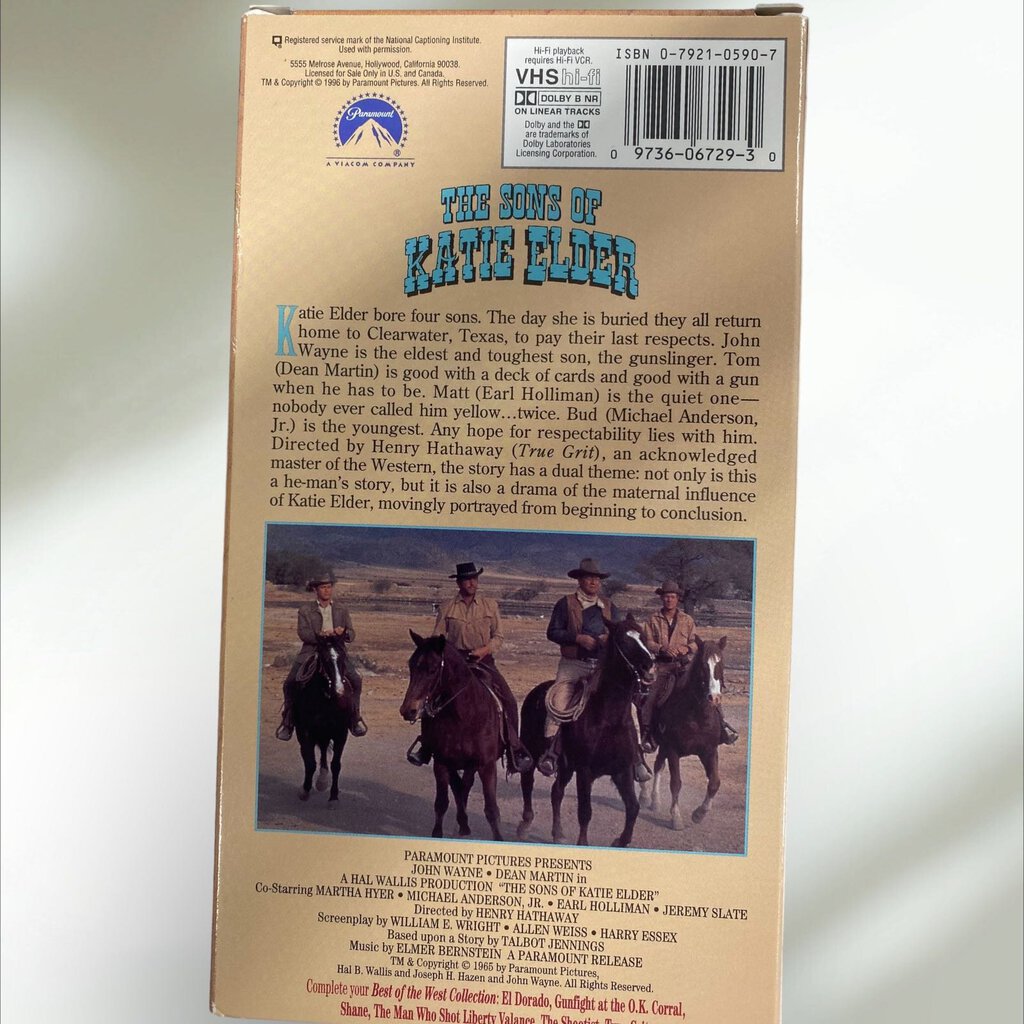 The Shootist / The Sons of Katie Elder (The Best West Collection)