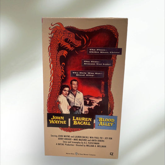 Blood Alley John Wayne Lauren Bacall VHS Tape