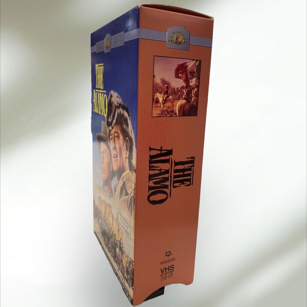 The Alamo John Wayne Wide Screen VHS 2 Tapes
