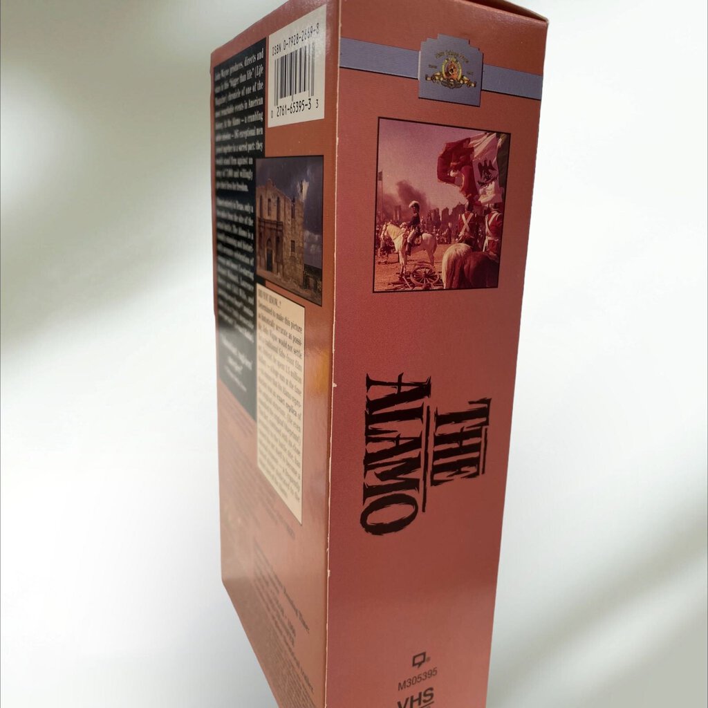 The Alamo John Wayne Wide Screen VHS 2 Tapes