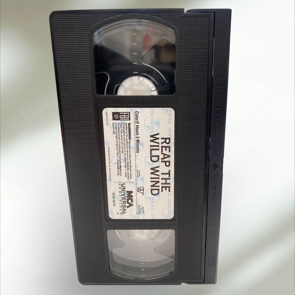 Reap the Wild Wind VHS Tape