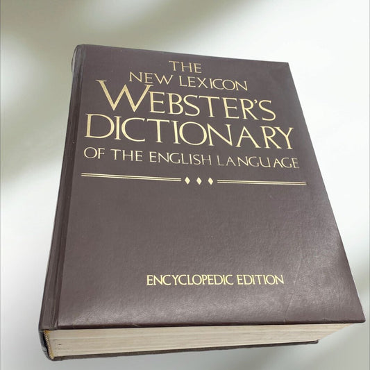 The New Lexicon Webster's Dictionary of the English Language 1987