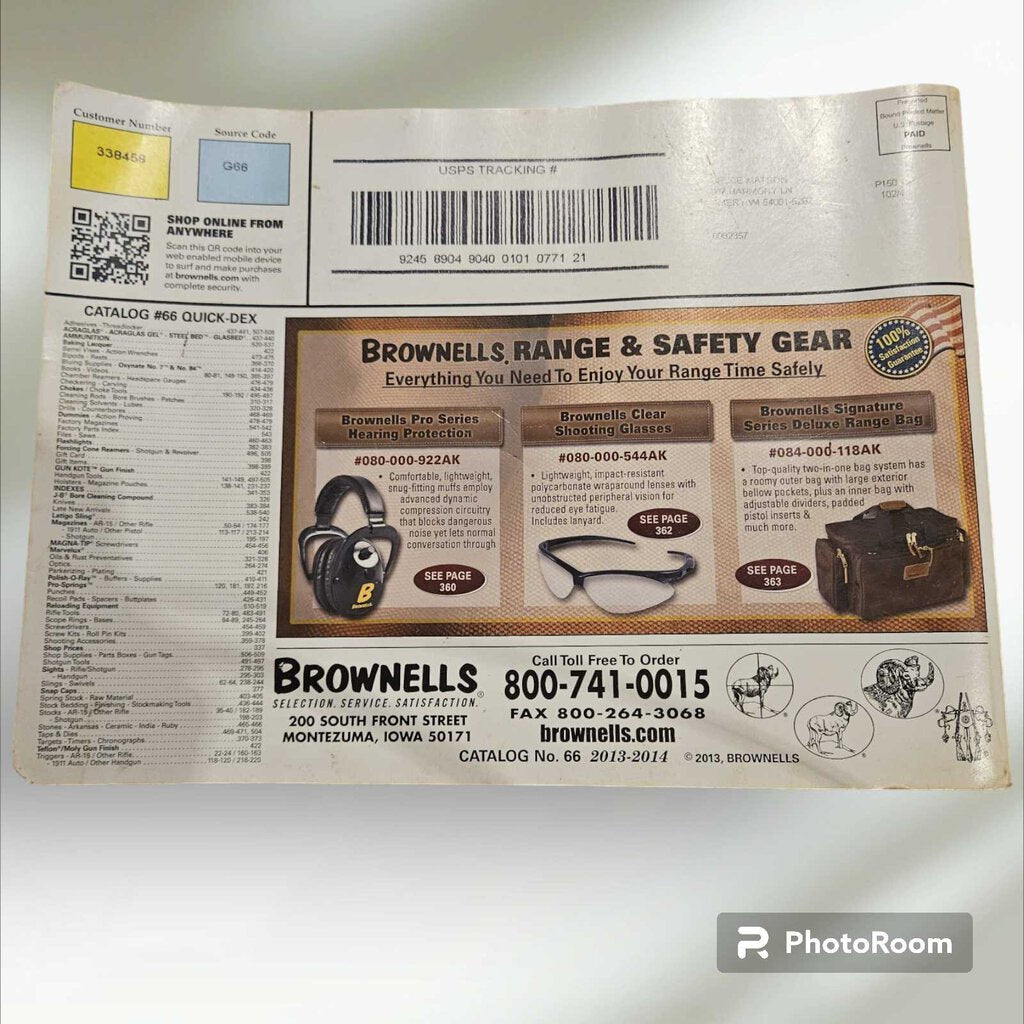 Brownells Catalog #66