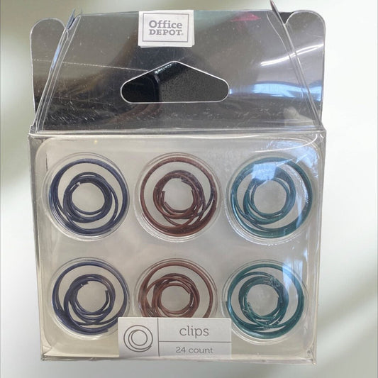 Spiral Paper Clips 24 count