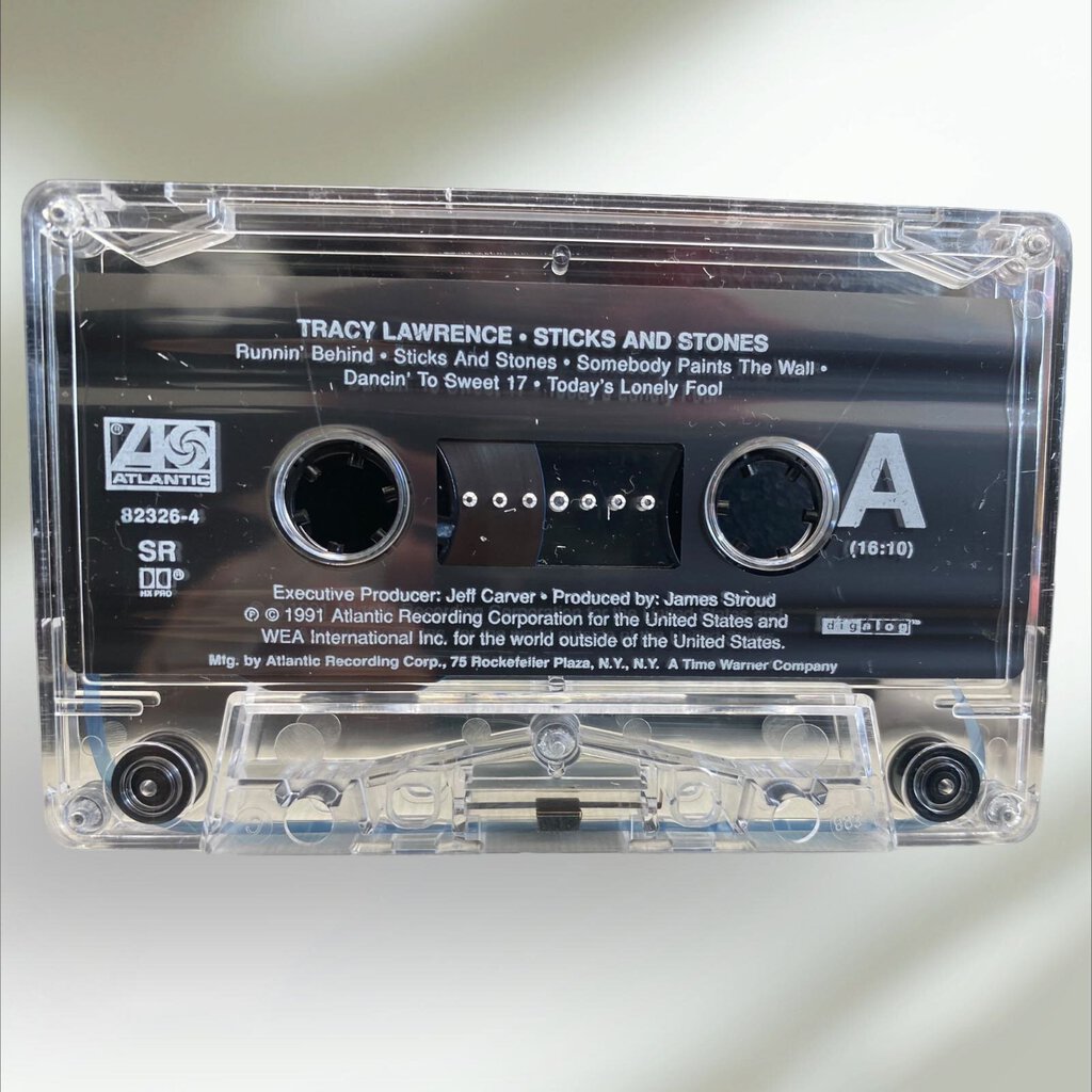 Tracy Lawrence Sticks and Stones Cassette Tape