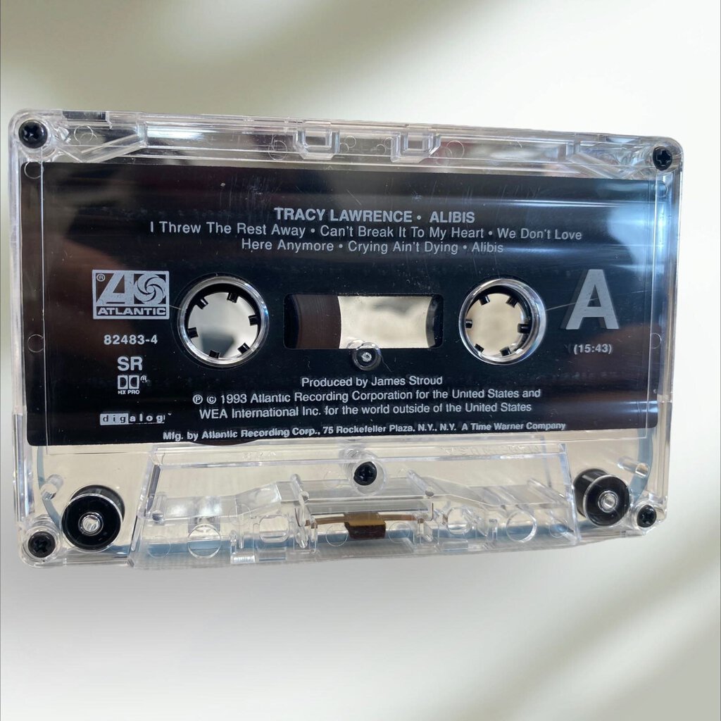 Tracy Lawrence Alibis Cassette Tape
