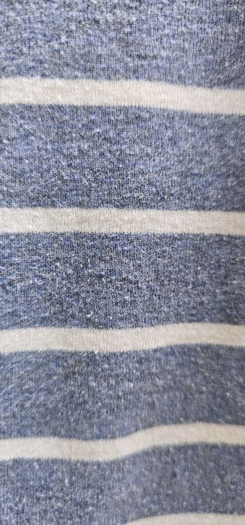 Croft & Barrows Classic Tee Women XXL Blue White Striped Short Sleeve