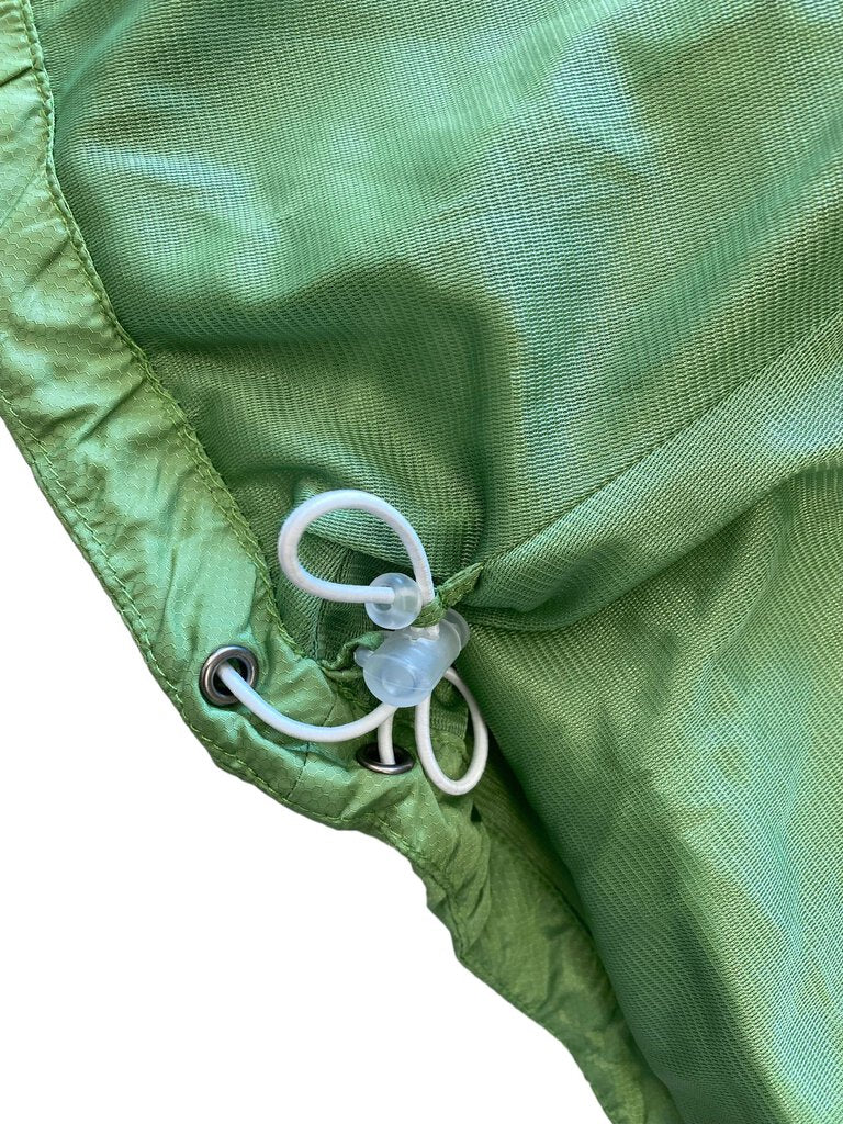 Sunice Women's Lightweight Gisele Golf Wind Shirt M Medium Short Sleeve Zip up Jacket-Color Green