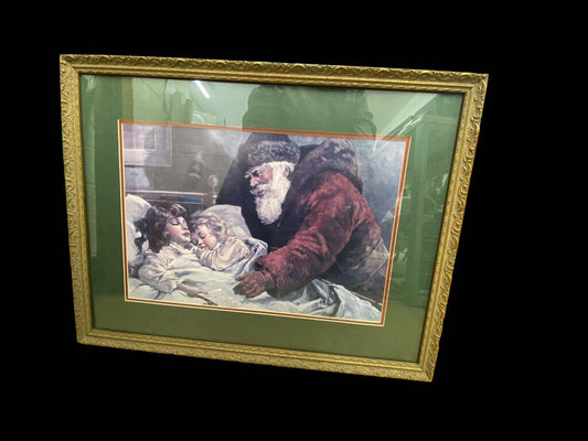 The Christmas Letter Frank Leslie Framed Print 27.5x21"