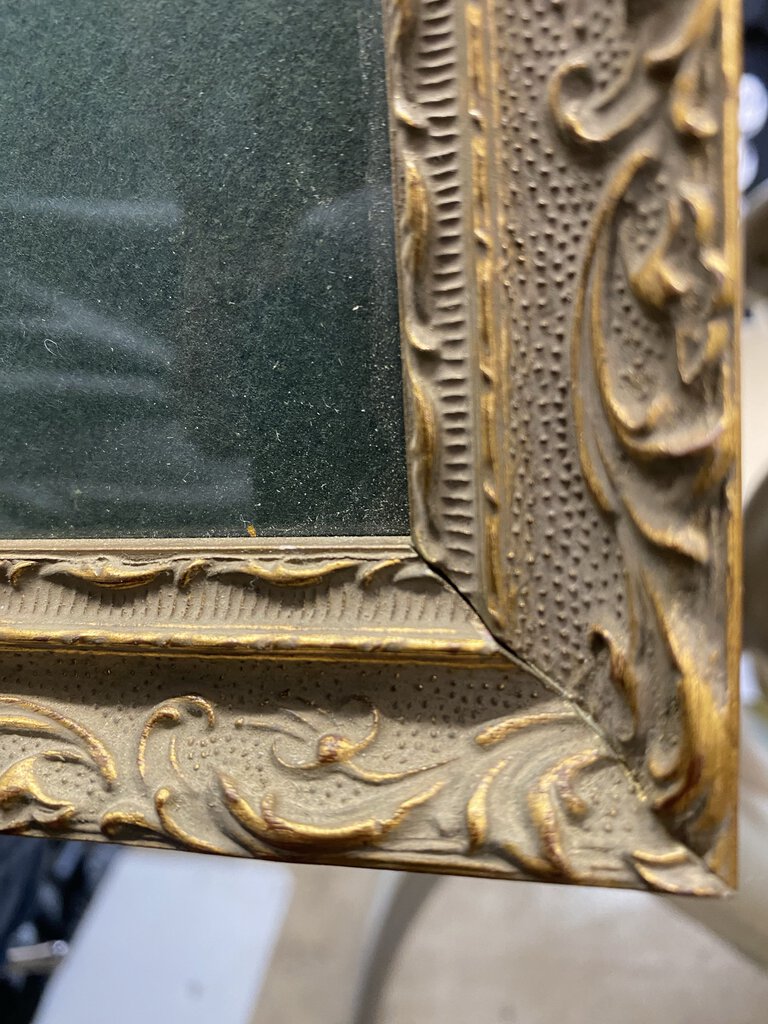 The Christmas Letter Frank Leslie Framed Print 27.5x21"