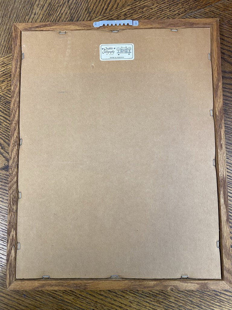 Footprints in the Sand Framed Print