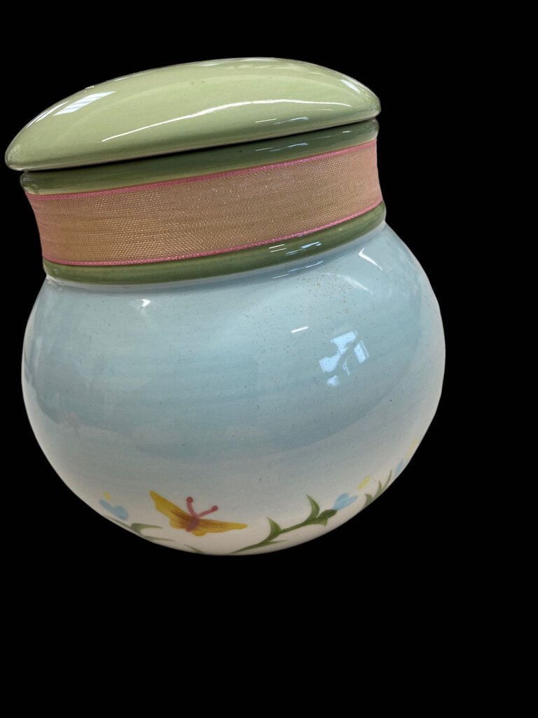 Porcelain Ceramic Wish Jar Wishing for Blessings GANZ