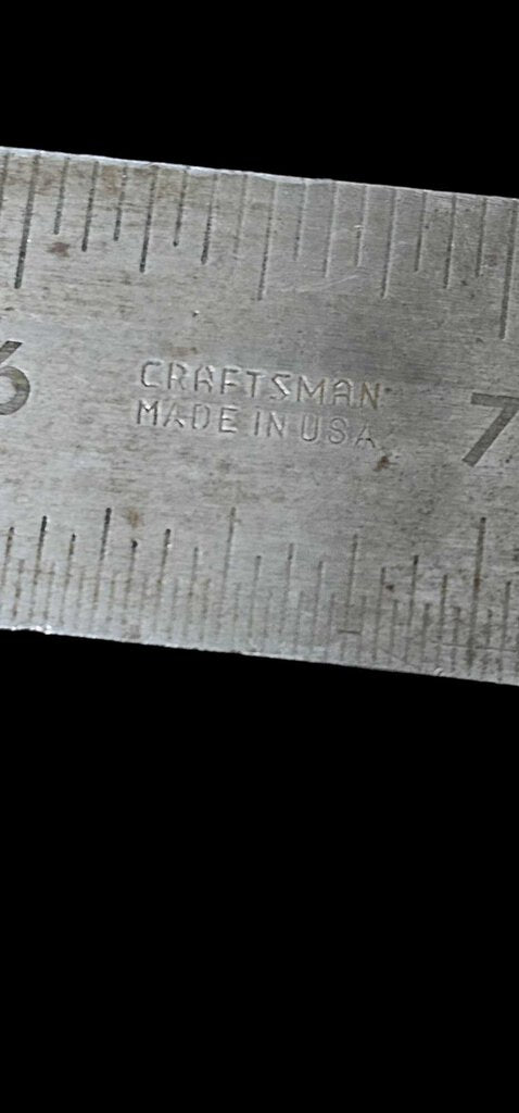 Vintage Craftsman 12 Inch Square Level Metal Hand Tool