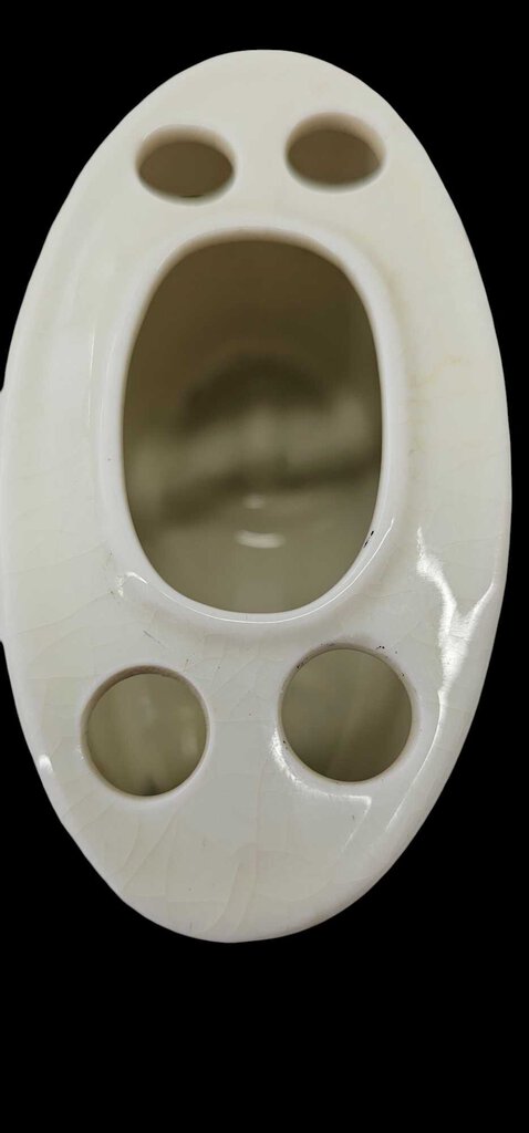 Vintage Birds & Rose’ Porcelain Toothbrush & Paste Holder