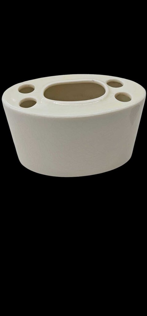 Vintage Birds & Rose’ Porcelain Toothbrush & Paste Holder