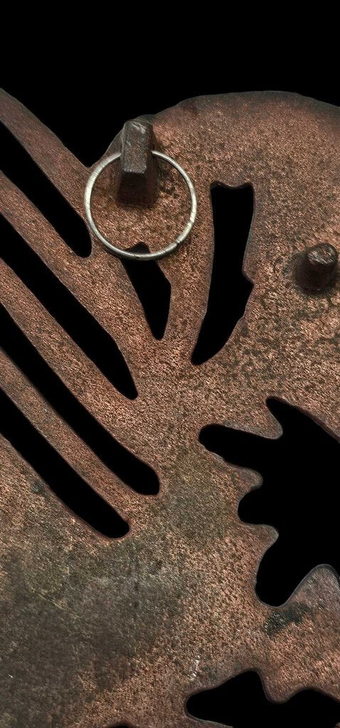 VINTAGE CAST METAL MALLARD DUCK TRIVET