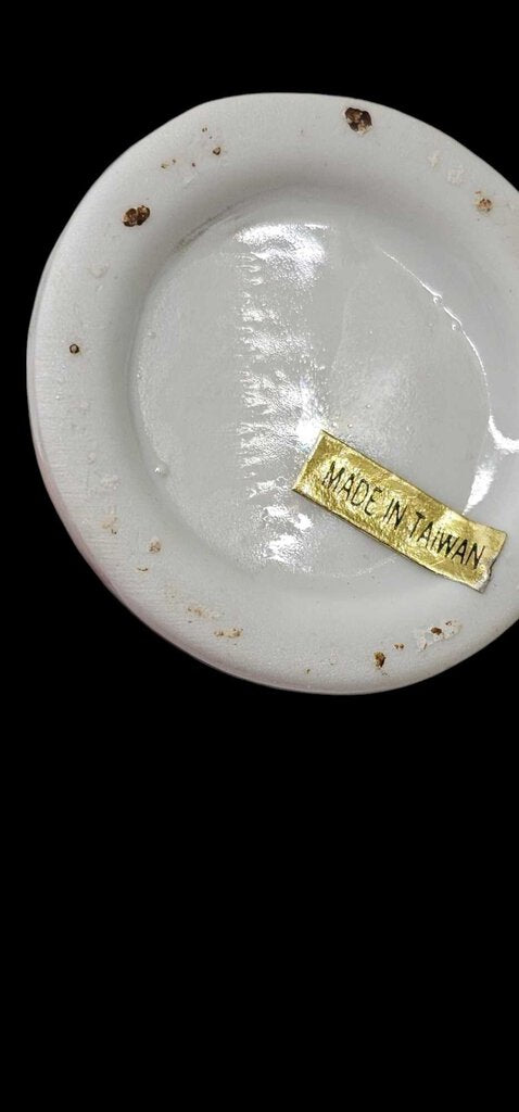 Opalescent Glaze Porcelain Vases 1970s Butterfly Carnival Glaze Ceramic Petite