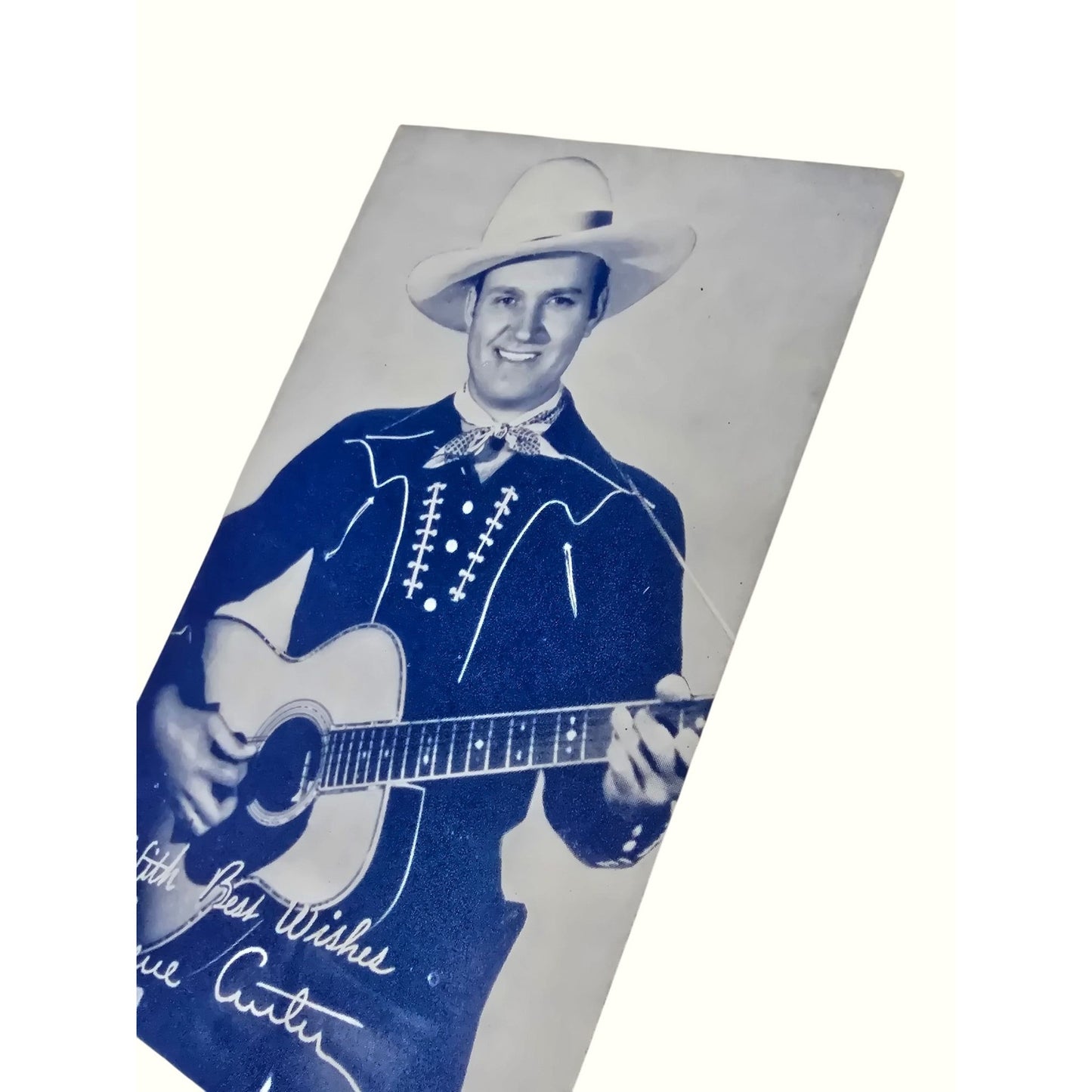 Gene Autry Fan Club Photograph Vintage Photo Card