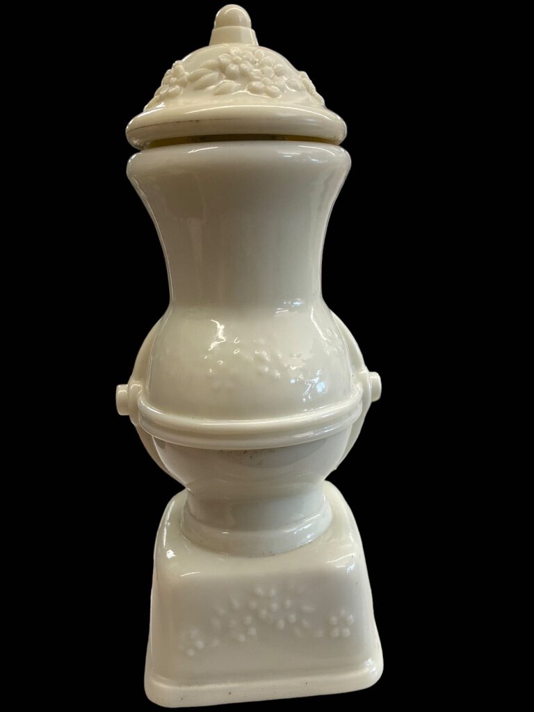 Vintage Coffee Grinder Avon Moonwind Cologne Container Half Full 6.5"x2.5"x2.5"