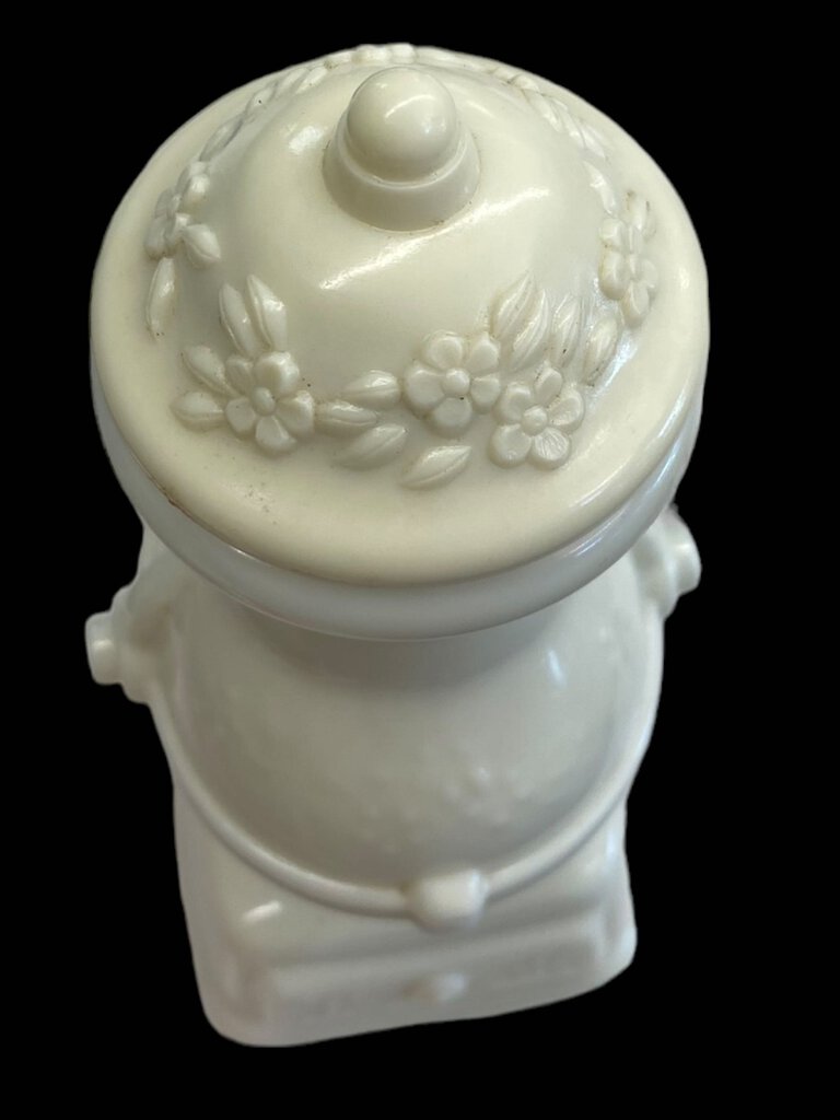 Vintage Coffee Grinder Avon Moonwind Cologne Container Half Full 6.5"x2.5"x2.5"