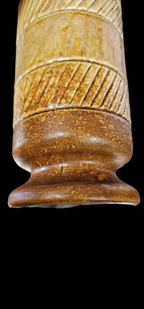 Vintage 1979 FTD, Ceramic Vase - Cappuccino Brown Pottery