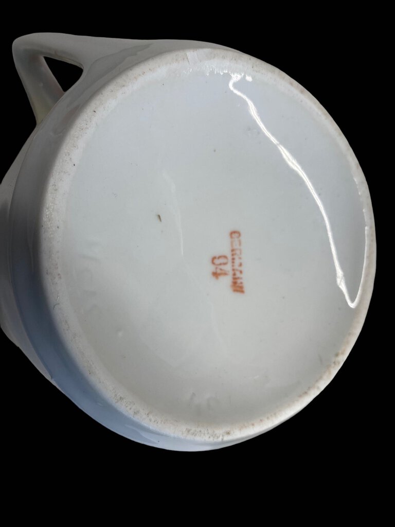 Vintage Cream & Sugar Bowl Set Made in Germany #94 & #136 Yellow Rose