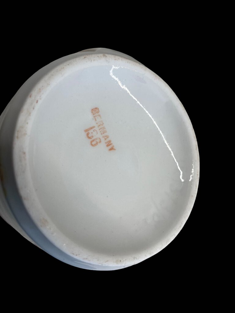 Vintage Cream & Sugar Bowl Set Made in Germany #94 & #136 Yellow Rose