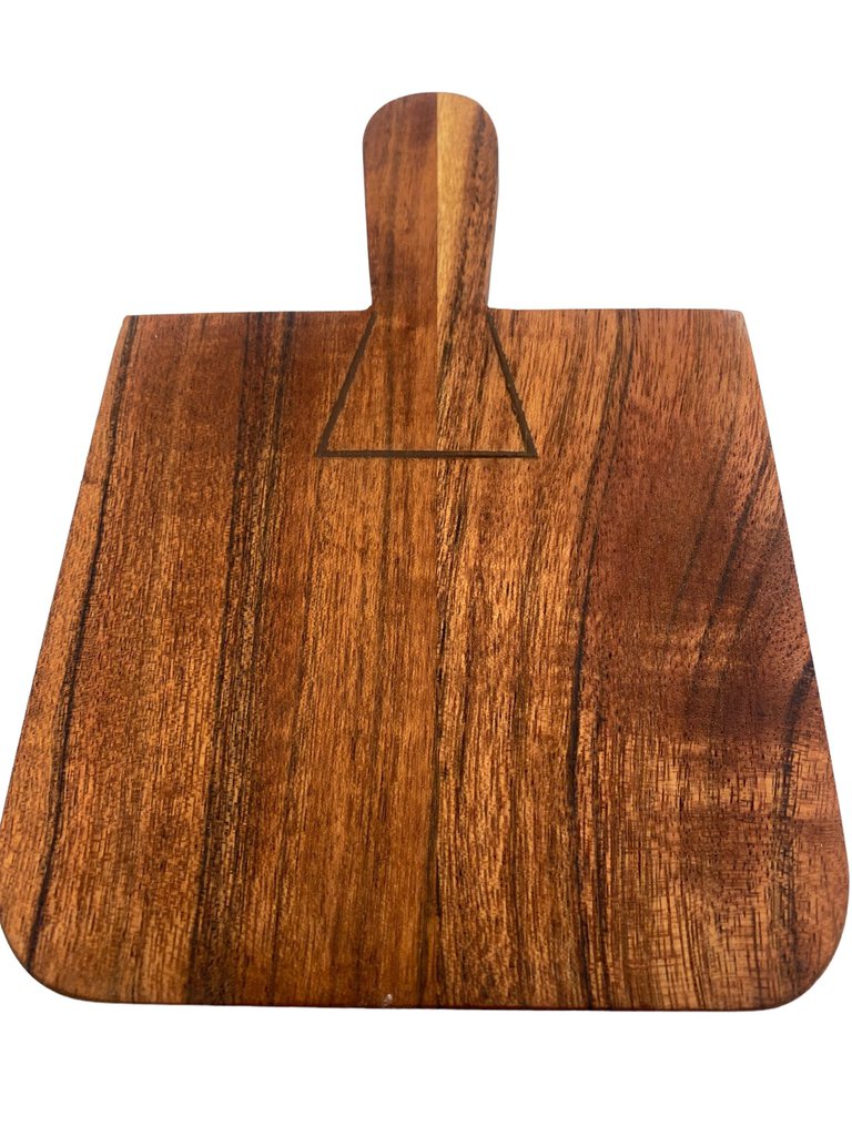 Cheese Wood Cutting Board with Spreader