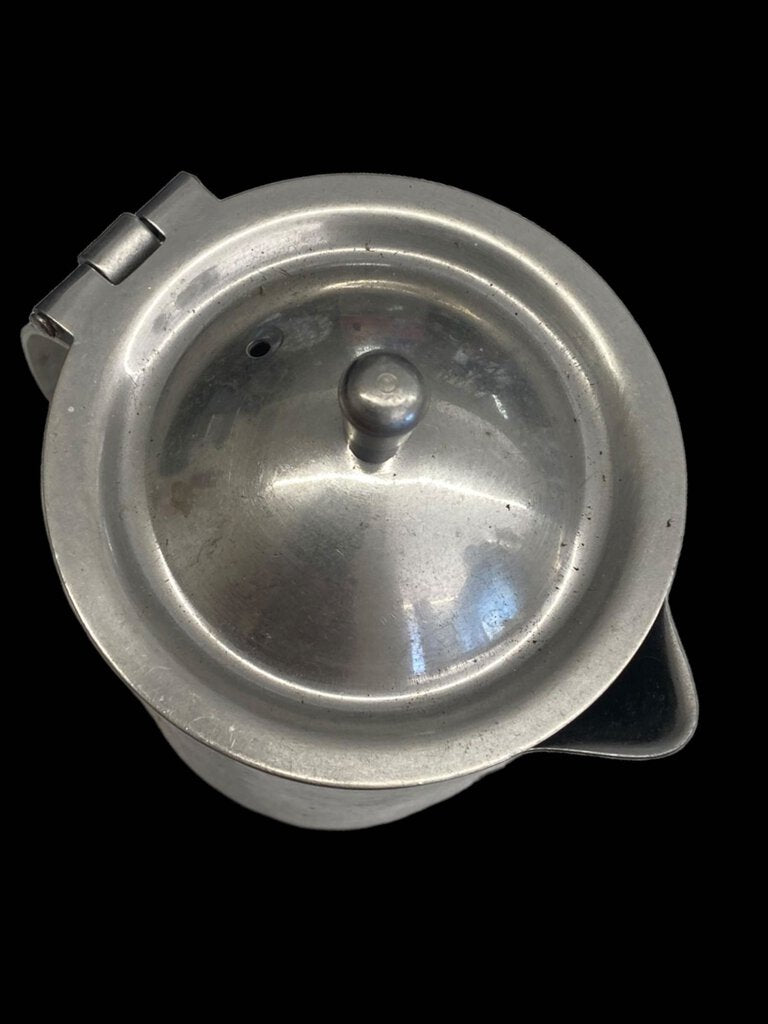 Vintage Bloomfield Industries inc Stainless Steel Creamer Syrup Hinged Lid