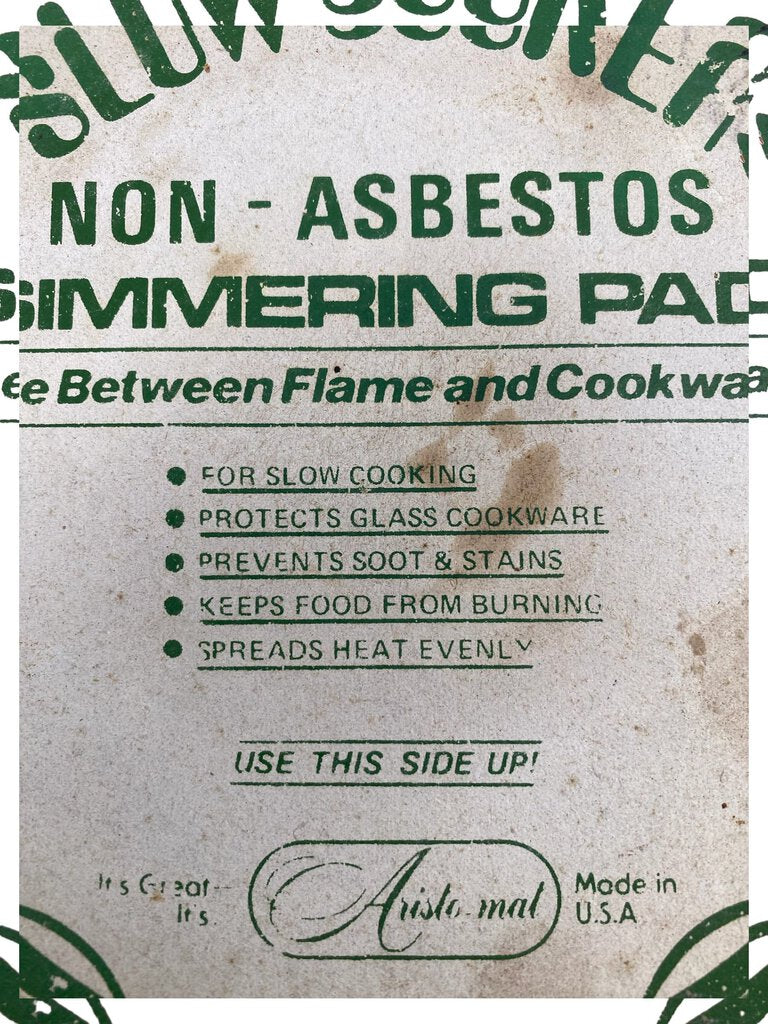Vintage Slow Cooker Simmering Pad