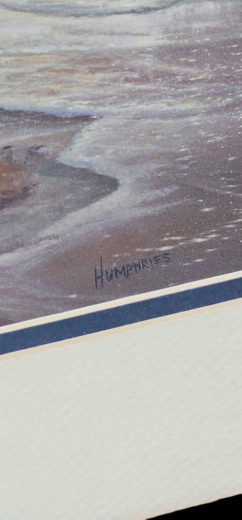 Lighting the Way by Michael Humphries Seaside Lighthouse Framed Print