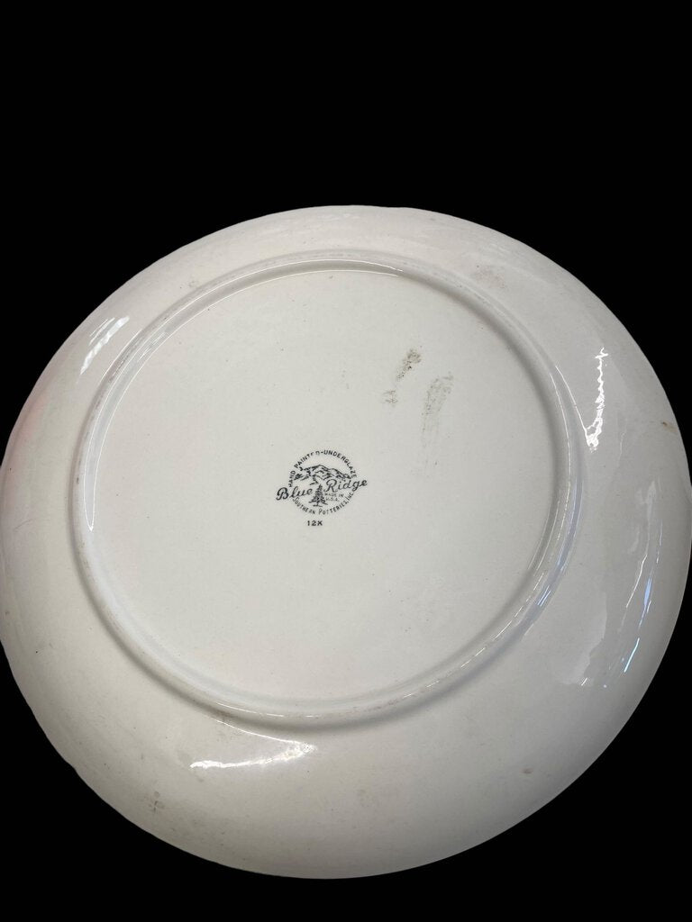 Vintage Blue Ridge Plate Hand Painted