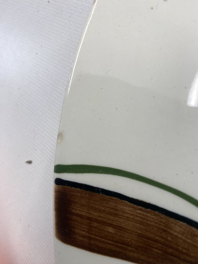 Vintage Blue Ridge Plate Hand Painted