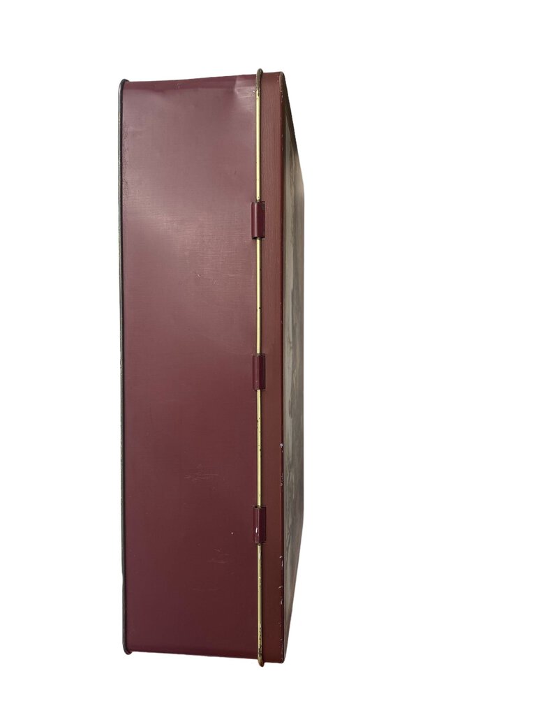 Warner Lauren Vintage Victorian Equestrian Hunting Hinged Tin Metal Box England