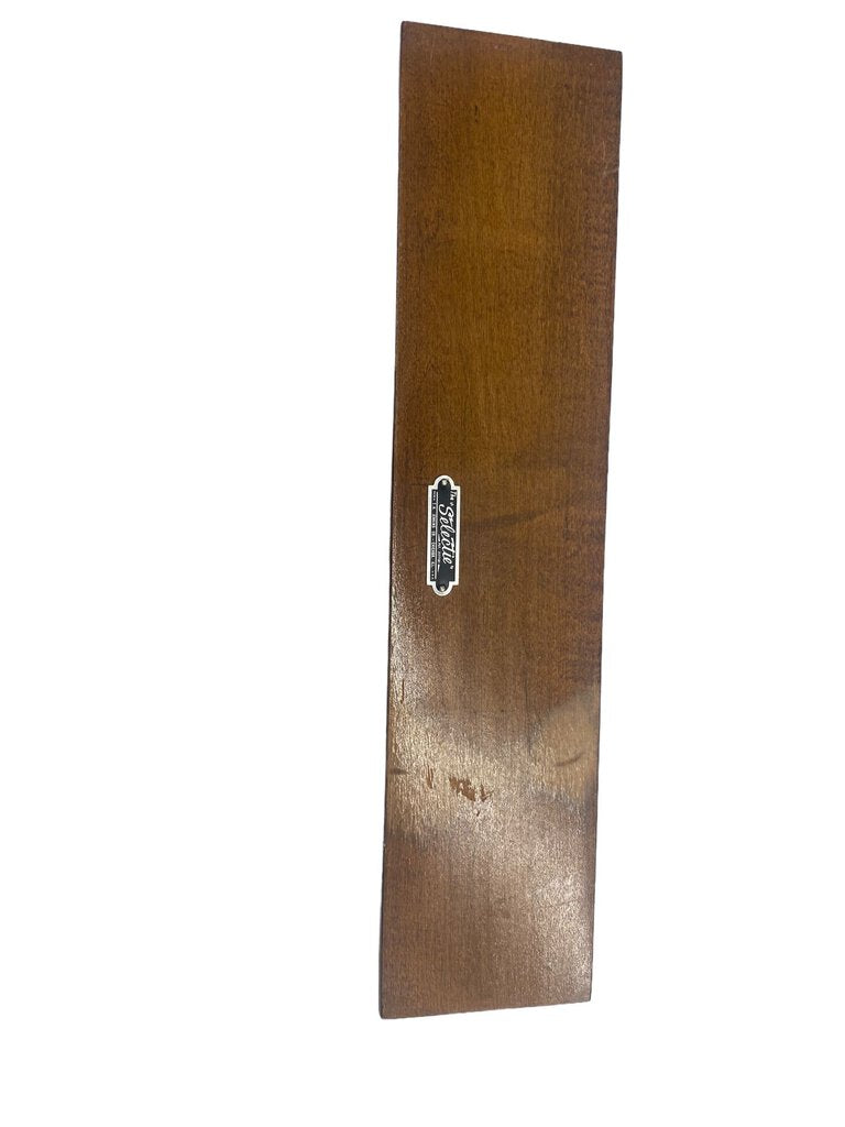 Vintage T H Jenkins Tie Hook Wooden Wall Mount Hooks Belt Rack Organizer Metal Wood