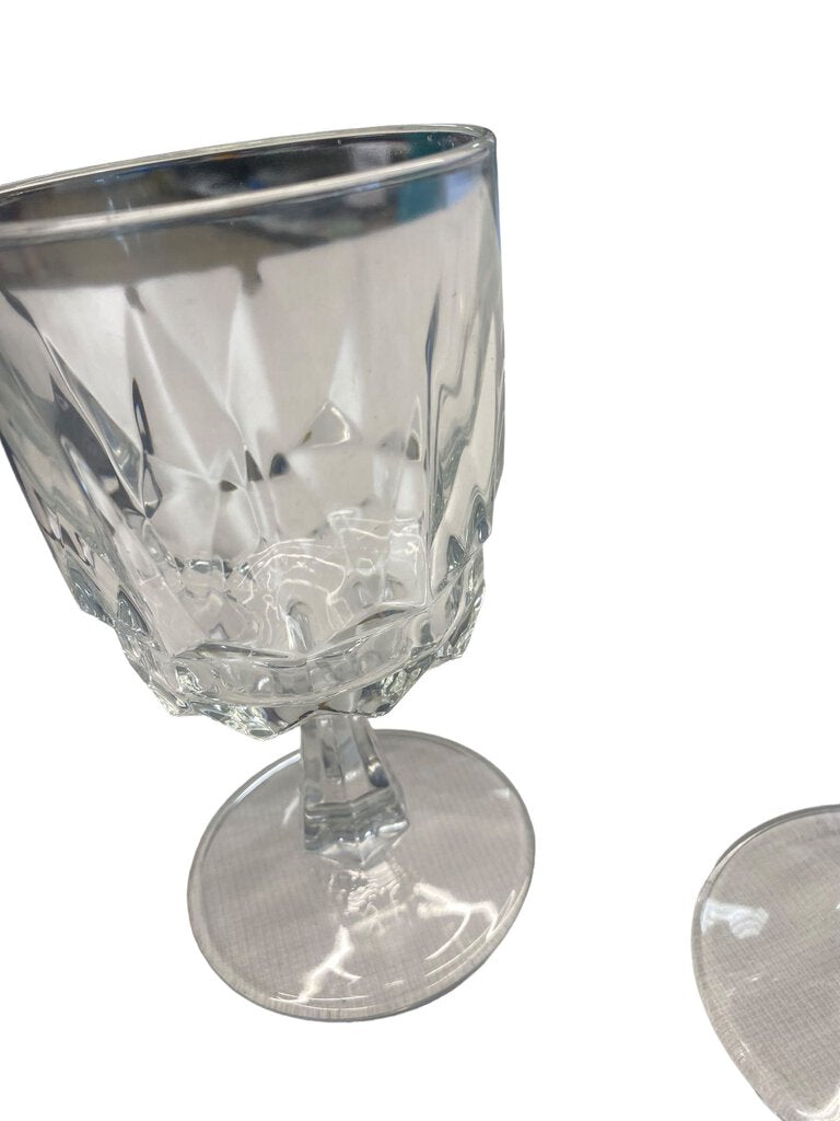 Arcoroc France Claret Wine Glasses Set 2