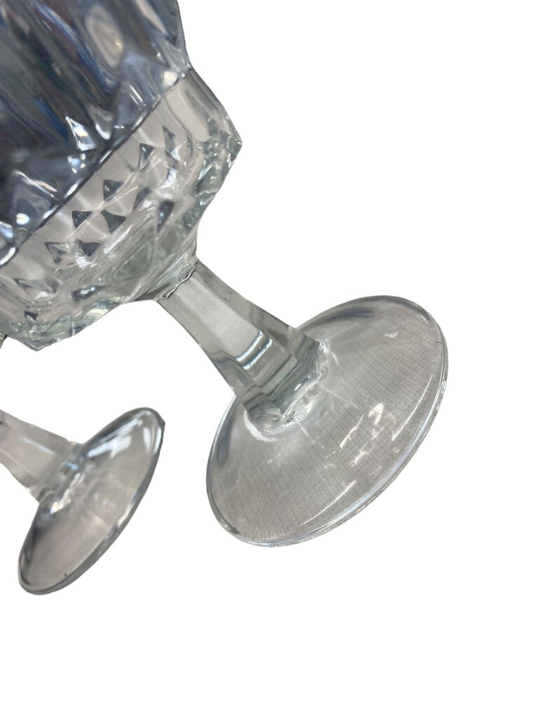 Arcoroc France Claret Wine Glasses Set 2