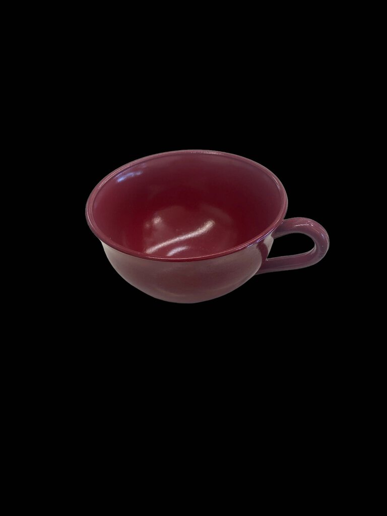 Vintage Hazel Atas Ovide Platonite Red Coffee Tea Cup