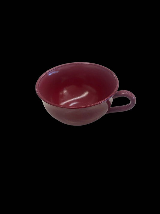 Vintage Hazel Atas Ovide Platonite Red Coffee Tea Cup