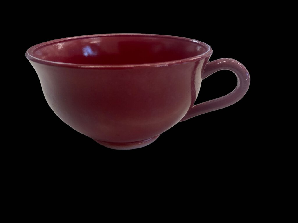 Vintage Hazel Atas Ovide Platonite Red Coffee Tea Cup