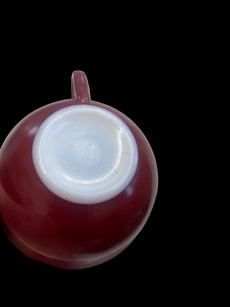 Vintage Hazel Atas Ovide Platonite Red Coffee Tea Cup