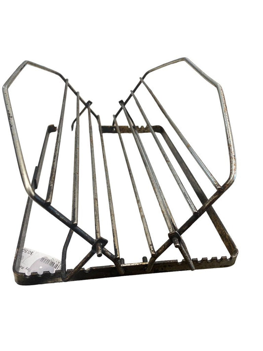 Vintage roasting pan adjustable used rack
