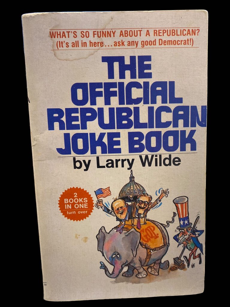 The Offical Republican Democrat Joke Book by Larry Wilde Paperback