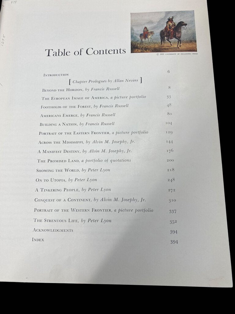 The American Heritage Book of The Pioneer Spirit