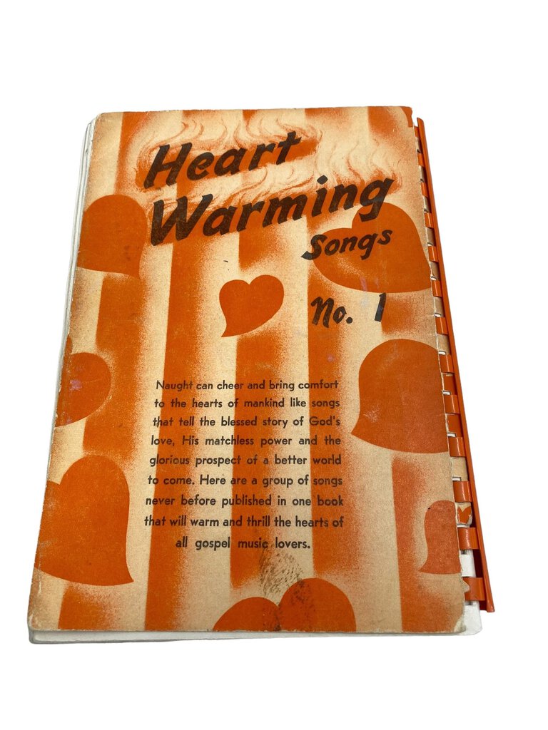 Vintage Heart Warming Songs No,1 Music Book Church Tabernacle