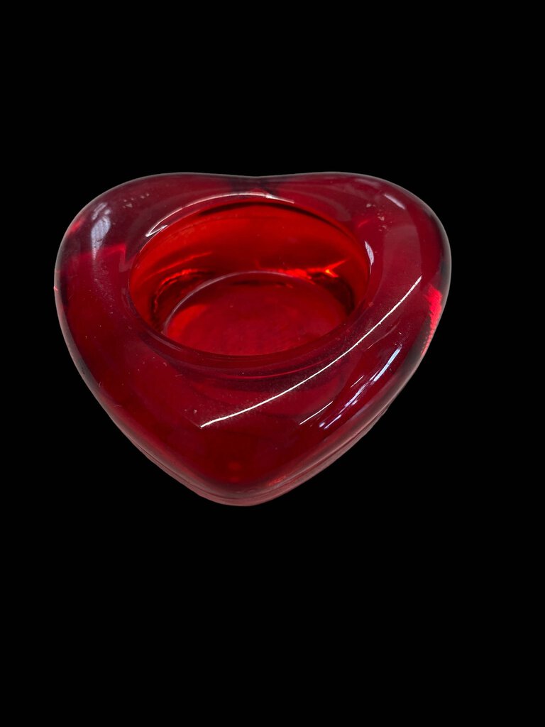 Red Heart Tea Light Candle Holder