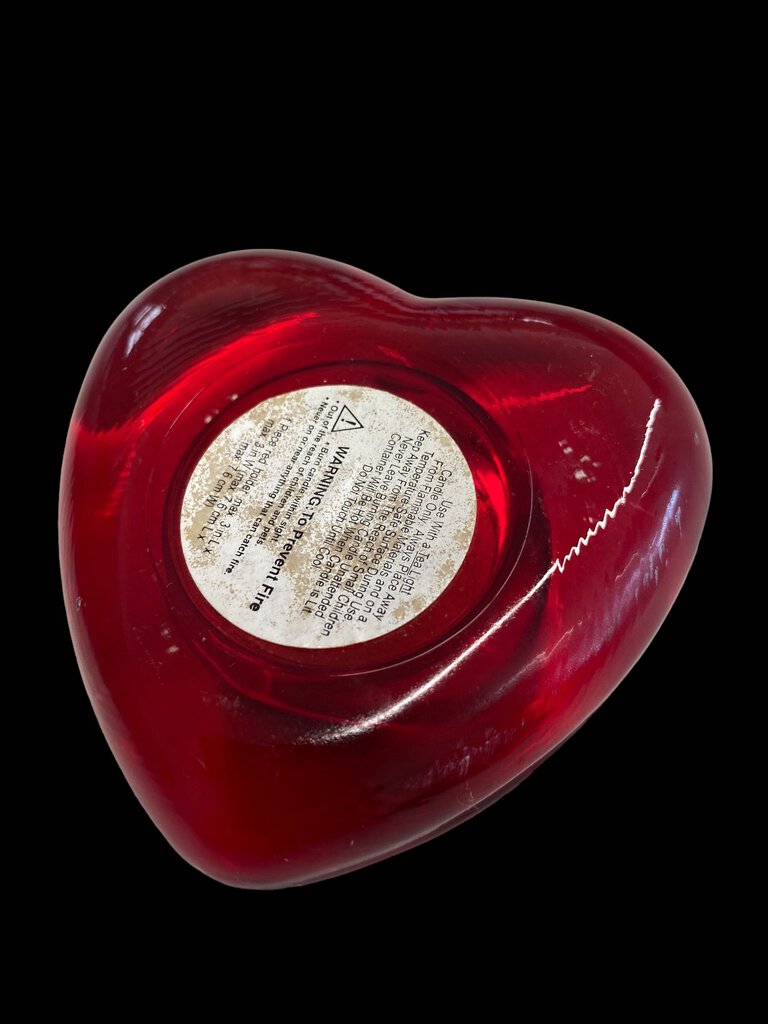 Red Heart Tea Light Candle Holder