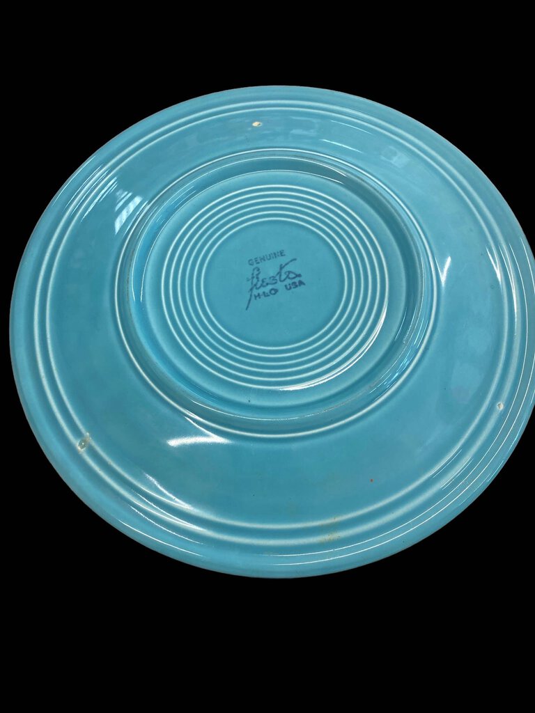 Vintage Fiesta 10"Turquoise Plate